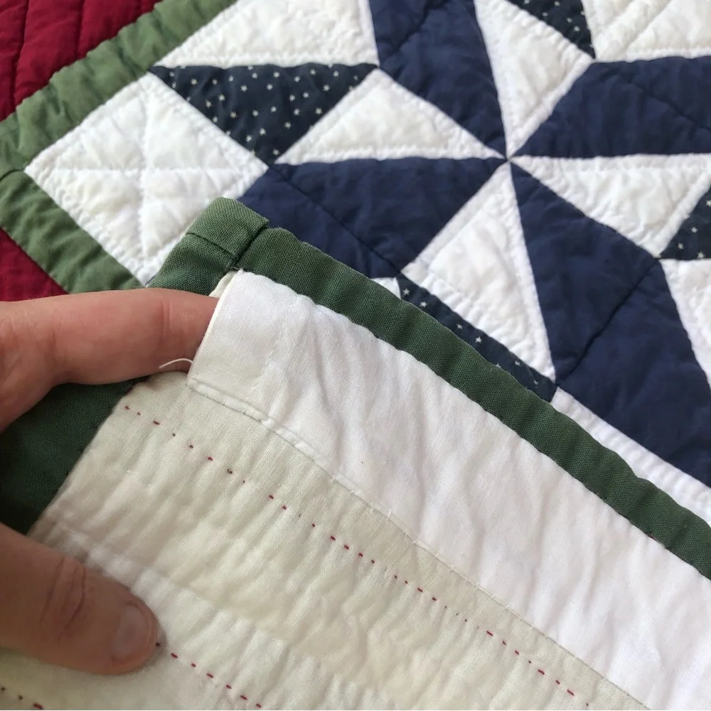Handmade Star Lap Quilt/Wall Hanging